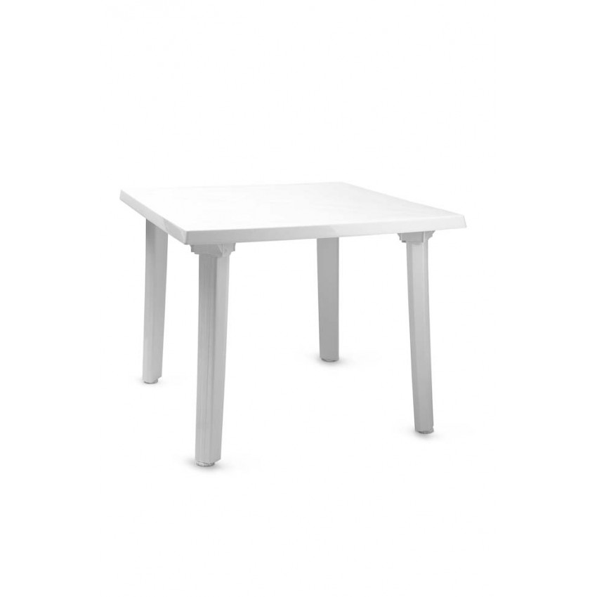 Стол пластиковый 90×90 см "PL квадратный" белый
