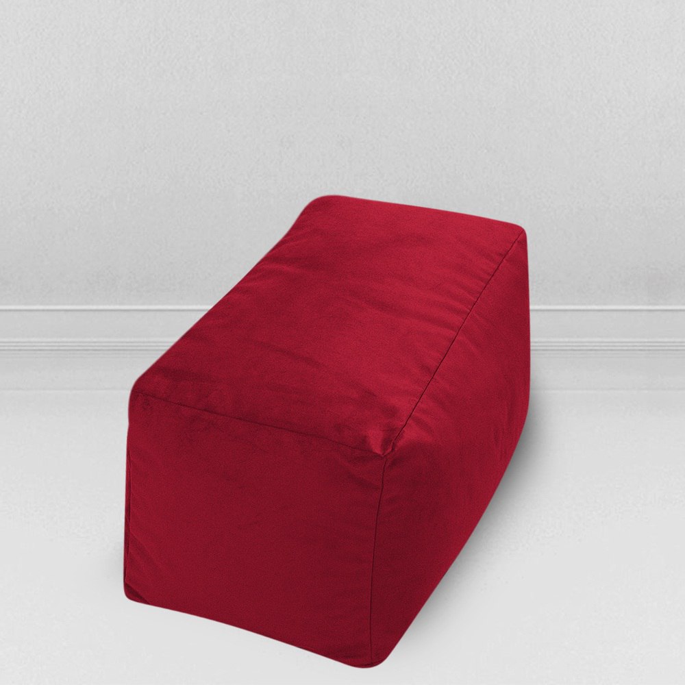 Пуфик Подставка Красный, мебельный велюр