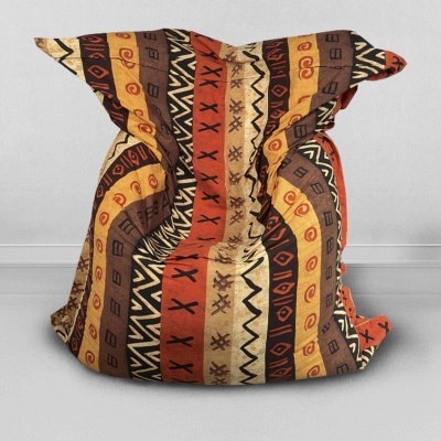 Кресло-подушка, мебельный хлопок, Африка