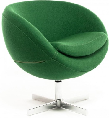 Кресло дизайнерское, A686, зеленый