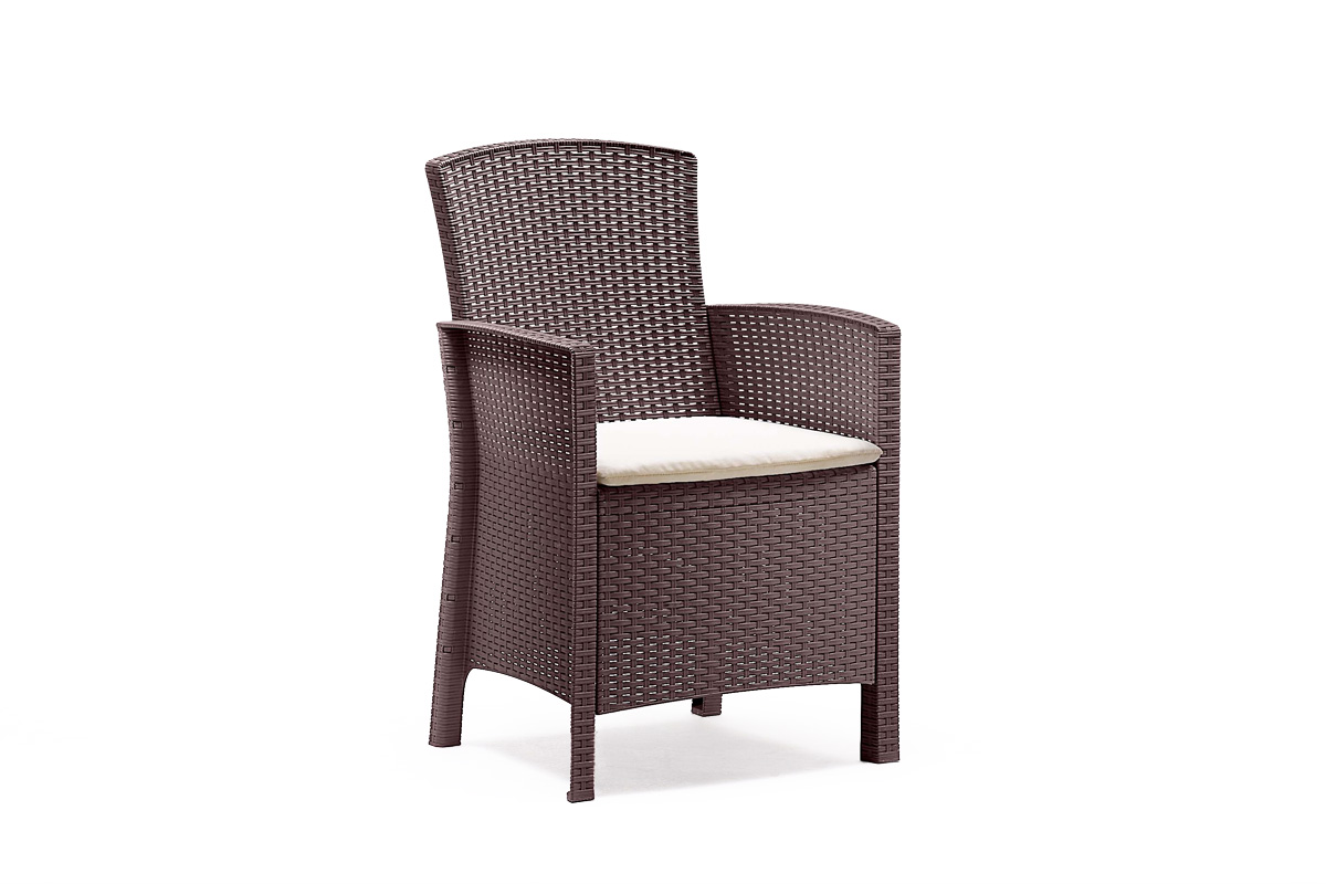 Кресло для летней террасы LIDO, коричневый