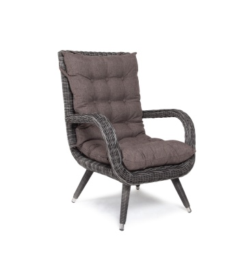 "Толедо" кресло плетеное с подушками