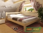 Кровать Дачная 1600 х 2000 сосна, бесцветный акриловый лак