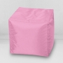 Небольшой пуфик-кубик Пыльно-розовый