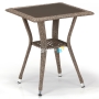 Плетеный стол T25-W56-50x50 Light brown
