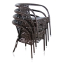 Комплект плетеной мебели Лион-1A T220CT/Y32-W53 Brown 4Pcs (4+1)