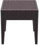 Столик плетеный для шезлонга GS 1009 (Fiji), 450х450х450 мм,  коричневый
