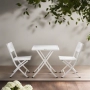 Комплект садовой мебели "Ola Dom кофейный складной", белый