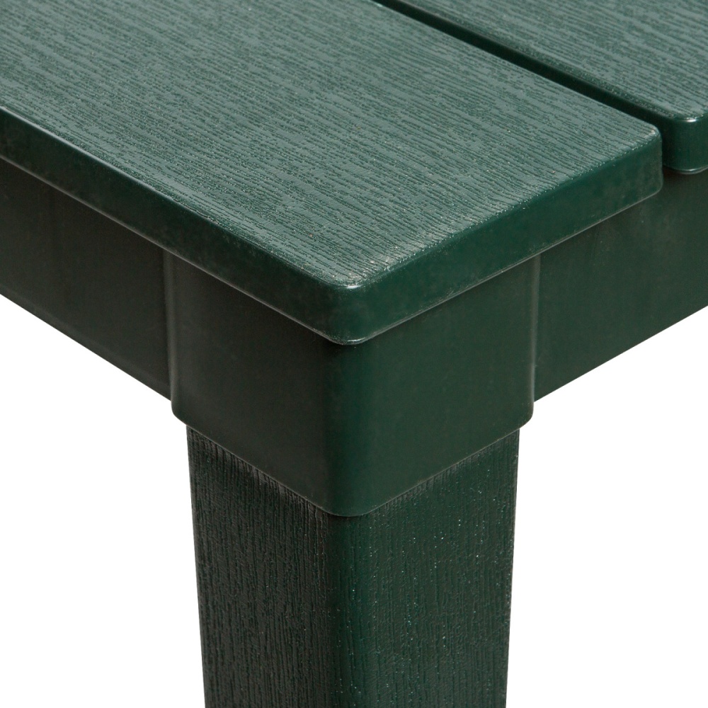 Стол Прованс квадратный 80х80 см 4 ножки Темно-зеленый